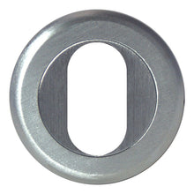 AUSTYLE Architectural Oval Escutcheon Round Edge Polished Chrome 51mm