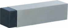 Superior Brass Door Stop Square Bolt Fix 85mm Polished Stainless Steel 22x22x85mm