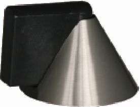 Superior Brass Door Stop - Triangle CP 45mm - primehardware