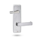 Lockwood 1939 Square End Plate With Disabled Turn And 76 Lever Satin Chrome 1939/76SC - primehardware