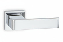 Superior Brass Lever Passage Polished Chrome 52mm Square Backplate (Pair) Only Lever Set