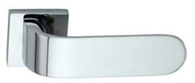 Superior Brass Lever Passage Polished Chrome 52mm Square Backplate (Pair) Only Lever Set