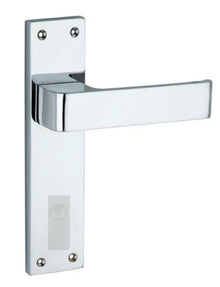 Superior Brass Lever Entrance CC 85mm Polished Chrome 200x45mm (Pair)