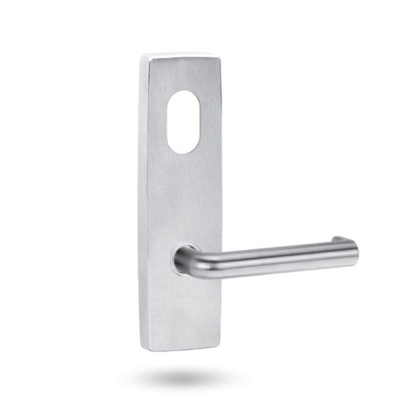 Lockwood 1801 Square End Plate With Cylinder Hole And 144 Lever Polyester Powdercoat 1801/144PC - primehardware