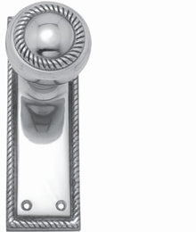 Superior Brass Knob Latch Georgian Polished Chrome 110x50mm Only Lever Set