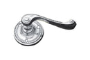 Decorative door handle on a white background