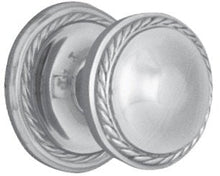 Superior Brass Centre Door Knob Geometric Chrome Plated Polished Chrome 65mm