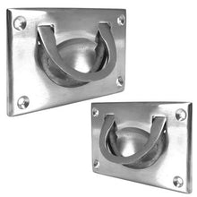 Superior Brass Military Chest Handle Chrome Plated Polished Chrome 90x55mm