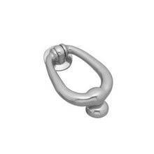 Superior Brass Contemporary Knocker Oval Chrome Plated Polished Chrome 110x85mm