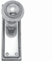 Superior Brass Knob Latch Passage Polished Chrome 150x50mm (Pair) Only Lever Set