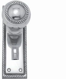 Superior Brass Knob Lock Privacy Polished Chrome 150x50mm (Pair) Only Lever Set