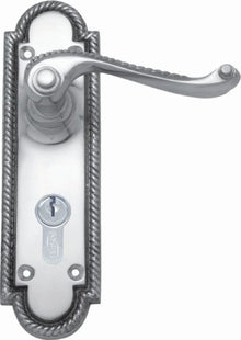 Superior Brass Lever Lock CC 47.6mm Polished Chrome 170x50mm (Pair) Only Lever Set