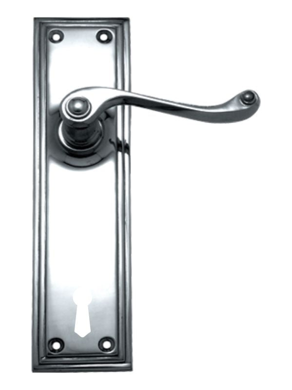Superior Brass Lever Lock (CC 57mm) CP 200x50mm  ONLY LEVER SET