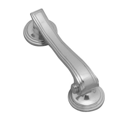 Superior Brass Art Deco Vertical Knocker CP 150mm - primehardware