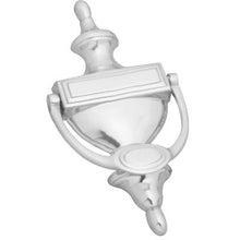 Superior Brass Victorian Edwardian Knocker Chrome Plated Polished Chrome 200mm