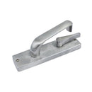 Lockwood 1939 Square End Plate With Disabled Turn And 77 Lever Satin Chrome 1939/77SC - primehardware
