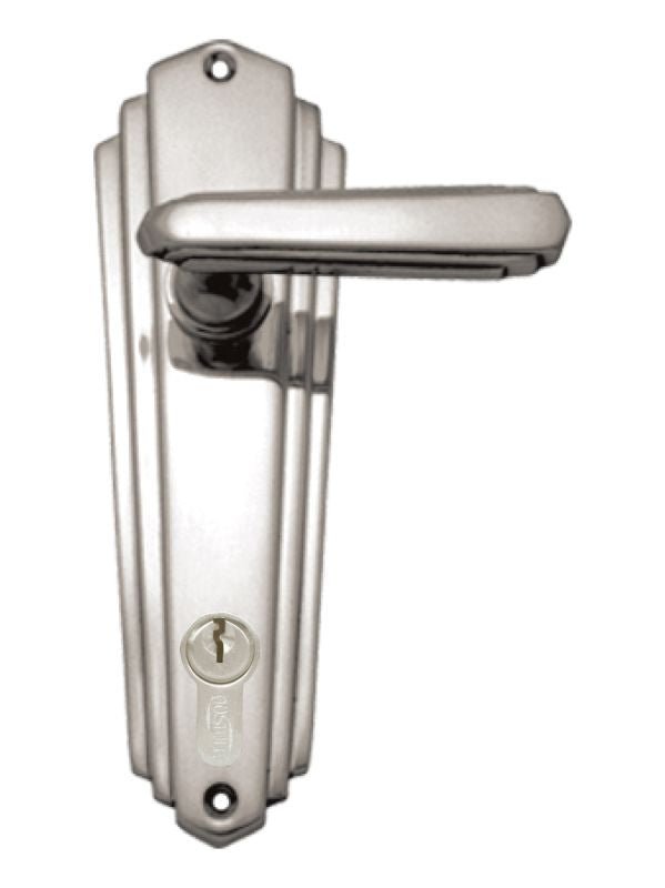Superior Brass Lever Lock (CC 85mm) CP 203x63mm ONLY LEVER SET - primehardware