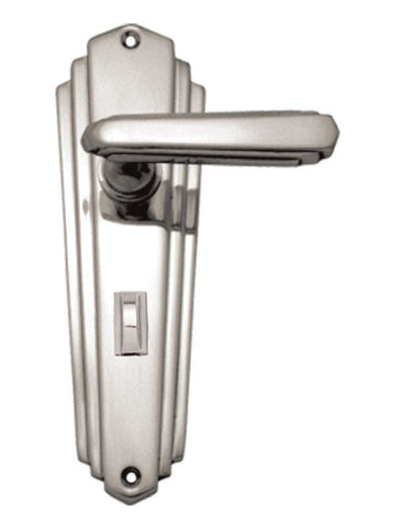 Superior Brass Lever Lock Privacy CP 203x63mm ONLY LEVER SET - primehardware