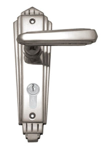Superior Brass Lever Lock Centre to Centre 47.6mm Chrome Plated Polished Chrome 184x53mm (Pair)