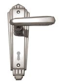 Superior Brass Lever Lock (57mm) CP 184x53mm ONLY LEVER SET - primehardware