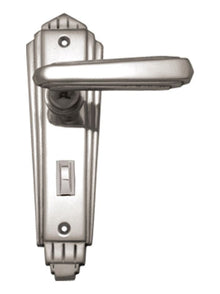 Superior Brass Lever Lock Privacy Chrome Plated Polished Chrome 184x53mm (Pair)