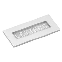 Superior Brass Letter Plate Chrome Plated Polished Chrome 85x195mm