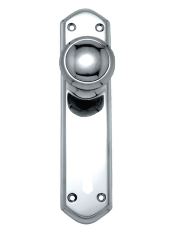 Superior Brass Knob Lock (CC 57mm) CP 200x48mm