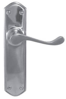 Superior Brass Lever Latch Polished Chrome 150x48mm (Pair) Only Lever Set