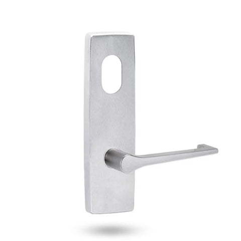 Lockwood 1801 Ext Square End Plate With Cylinder Hole And Lever 145 Architectural Bronze 1801/145AZ - primehardware
