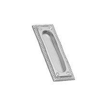 Superior Brass Flush Pull Georgian Chrome Plated Polished Chrome 125x45mm