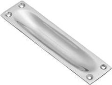 Superior Brass Flush Pull Chrome Plated 89mm Polished Chrome 89x27mm