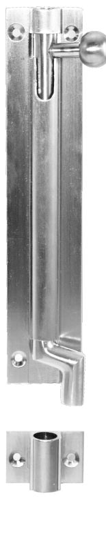 Superior Brass Barrel Bolt Offset Chrome Plated 150mm Polished Chrome 150x32mm