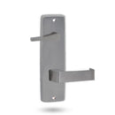 Lockwood 1939 Square End Plate With Disabled Turn And 90 Lever Chrome Plate 1939/90CP - primehardware