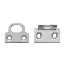 Superior Brass Angle Keeper for Barrel Bolts Chrome Plated Polished Chrome