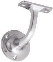Superior Brass Hand Rail Bracket Chrome Plated Polished Chrome 65mm