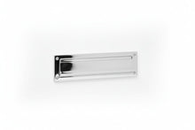 Superior Brass Letter Plate Pressed Polished Chrome 90x330mm