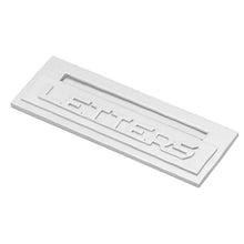Superior Brass Letter Plate Chrome Plated Polished Chrome 110x310mm
