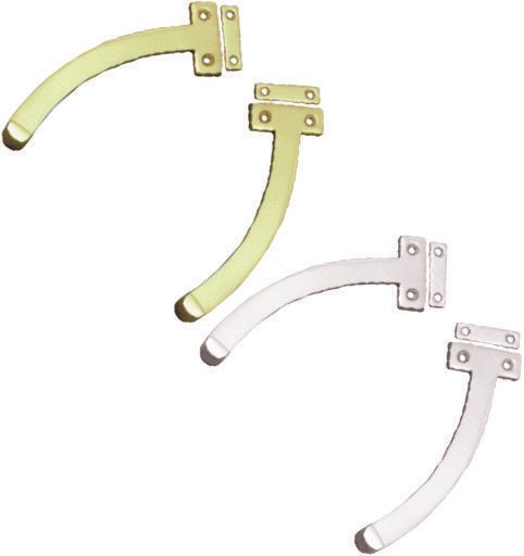 Superior Brass Fan Ligh Quadrant Window Stay Bracket CP 150mm - primehardware