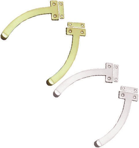 Superior Brass Fan Ligh Quadrant Window Stay Bracket CP 150mm - primehardware