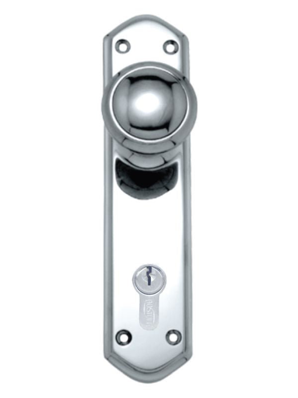 Superior Brass Knob Latch (CC 85mm) CP 230x48mm
