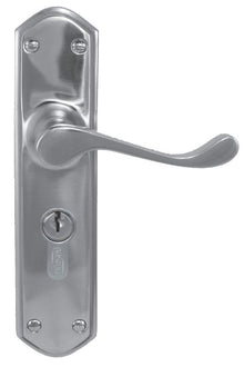 Superior Brass Lever Lock CC 47.6mm Polished Chrome 230x48mm (Pair) Only Lever Set