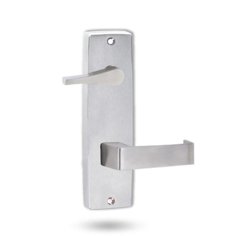 Lockwood 1939 Square End Plate With Disabled Turn And 97 Lever Satin Chrome 1939/97SC - primehardware