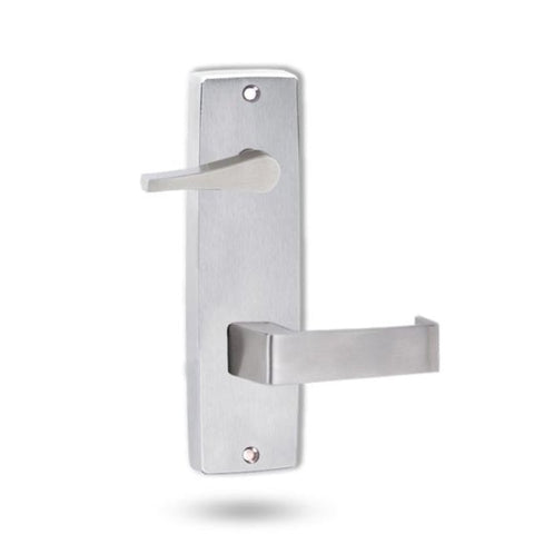 Lockwood 1939 Square End Plate With Disabled Turn And 97 Lever Satin Chrome 1939/97SC - primehardware