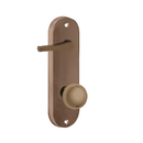 Lockwood 2939 Interior Round End Plate with Disabled Accessibility Turn & Lever 166 Polyester Powdercoat 2939/166PC - primehardware