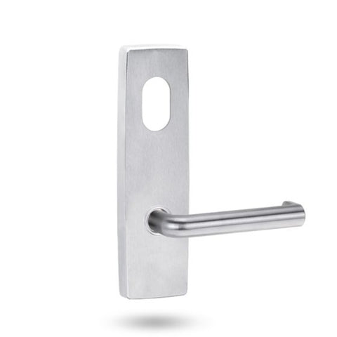Lockwood 1801 Ext Square End Plate With Cylinder Hole And Lever 153 Rh Chrome Plate 1801/153RCP - primehardware