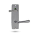 Lockwood 1941 Square End Plate Privacy Indicator Disabled Turn & 102 Lever Satin Chrome 1941/102PC - primehardware