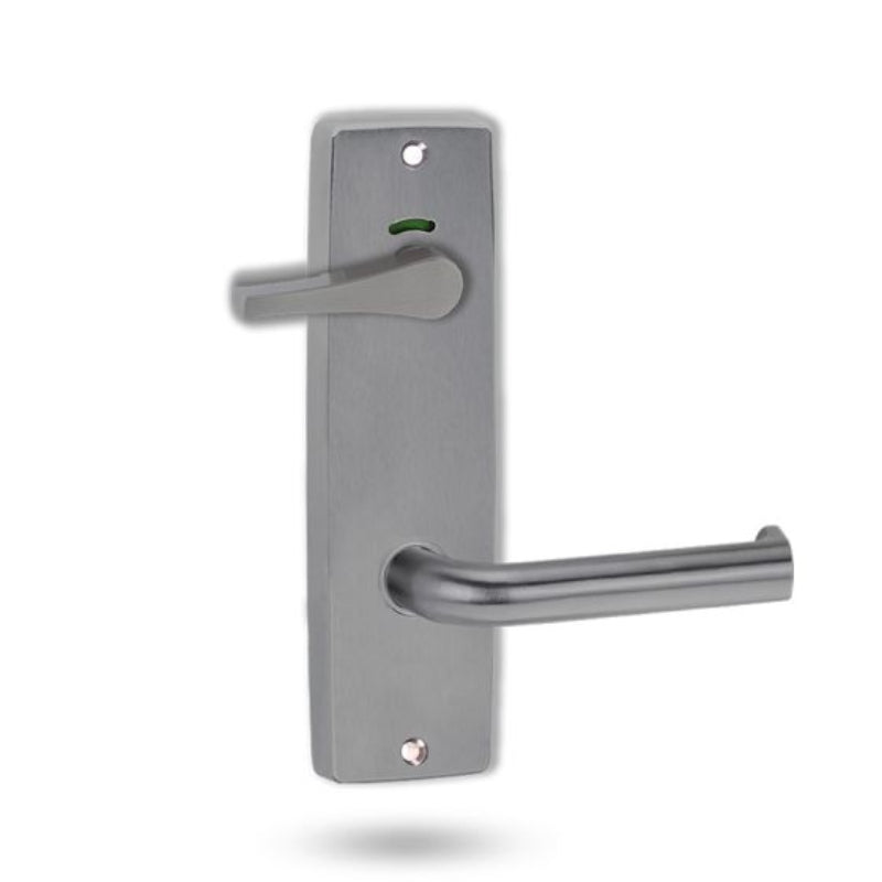 Lockwood 1941 Square End Plate Privacy Indicator Disabled Turn & 102 Lever Satin Chrome 1941/102SC - primehardware