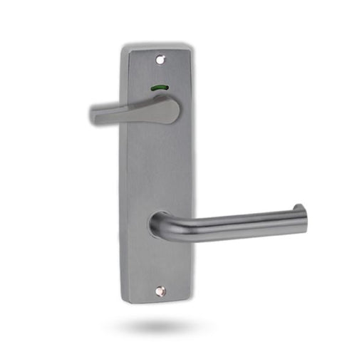 Lockwood 1941 Square End Plate Privacy Indicator Disabled Turn & 104 Lever Satin Chrome 1941/104PC - primehardware