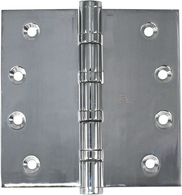 Superior Brass Ball Bearing Hinge 304 - POL SS 4BB PSS 100x100mm - primehardware