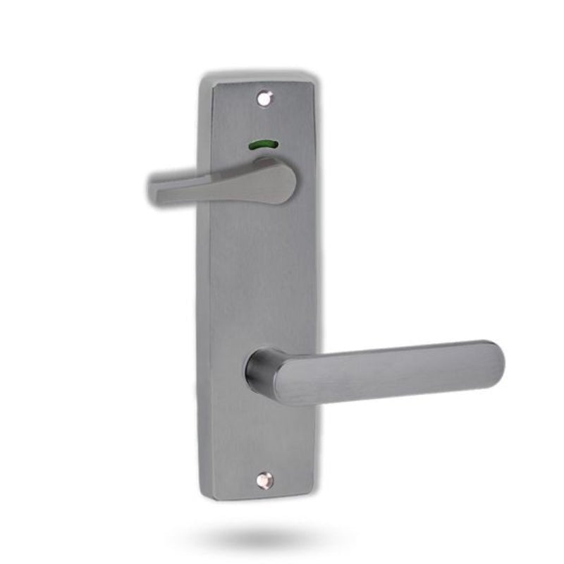 Lockwood 1941 Square End Plate Privacy Indicator Disabled Turn & 106 Lever Satin Chrome 1941/106PC - primehardware